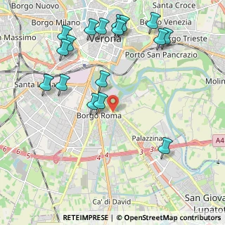 Mappa Via Alfonsine, 37134 Verona VR, Italia (2.46588)