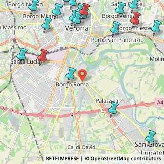 Mappa Via Alfonsine, 37134 Verona VR, Italia (3.378)