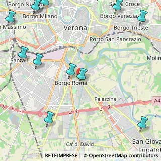Mappa Via Alfonsine, 37134 Verona VR, Italia (3.33083)