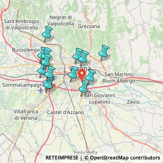 Mappa Via Alfonsine, 37134 Verona VR, Italia (6.39643)