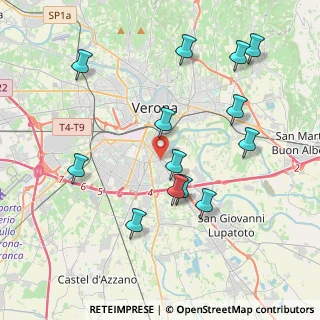 Mappa Via Alfonsine, 37134 Verona VR, Italia (4.15923)