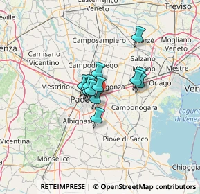 Mappa Via Nona Strada, 35139 Padova PD, Italia (7.21071)