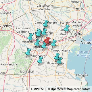 Mappa Via Nona Strada, 35139 Padova PD, Italia (10.512)