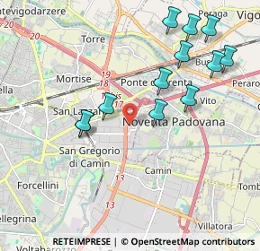 Mappa Via Nona Strada, 35139 Padova PD, Italia (2.07167)
