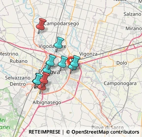 Mappa Via Nona Strada, 35139 Padova PD, Italia (5.91636)