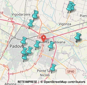 Mappa Via Nona Strada, 35139 Padova PD, Italia (4.75533)
