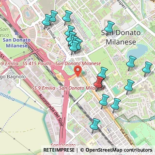 Mappa Via Cesare Zavattini, 20097 San Donato Milanese MI, Italia (0.5615)