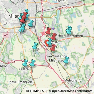 Mappa Via Cesare Zavattini, 20097 San Donato Milanese MI, Italia (4.557)