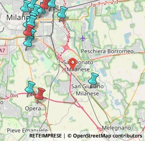 Mappa Via Cesare Zavattini, 20097 San Donato Milanese MI, Italia (6.07563)