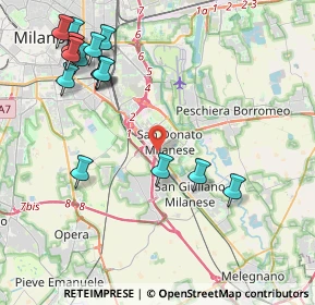 Mappa Via Cesare Zavattini, 20097 San Donato Milanese MI, Italia (4.91133)