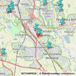 Mappa Via Cesare Zavattini, 20097 San Donato Milanese MI, Italia (3.31333)