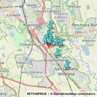 Mappa Via Cesare Zavattini, 20097 San Donato Milanese MI, Italia (0.87455)