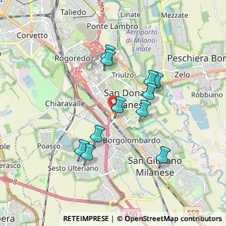 Mappa Via Cesare Zavattini, 20097 San Donato Milanese MI, Italia (1.62636)