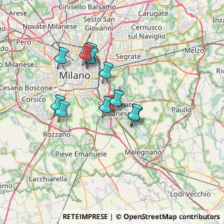 Mappa Via Cesare Zavattini, 20097 San Donato Milanese MI, Italia (6.13833)