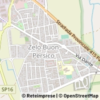 Mapa Zelo Buon Persico