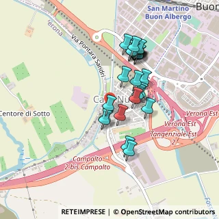 Mappa Via Betteloni, 37036 San Martino Buon Albergo VR, Italia (0.40357)
