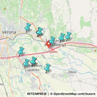 Mappa Via Betteloni, 37036 San Martino Buon Albergo VR, Italia (3.69636)