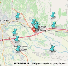 Mappa Via Betteloni, 37036 San Martino Buon Albergo VR, Italia (3.59636)