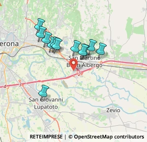 Mappa Via Betteloni, 37036 San Martino Buon Albergo VR, Italia (3.09667)