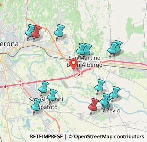 Mappa Via Betteloni, 37036 San Martino Buon Albergo VR, Italia (4.37667)