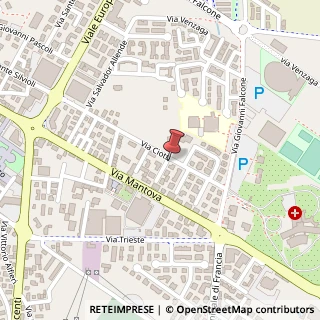Mappa Via Giuseppe Ciotti,  98, 25018 Montichiari, Brescia (Lombardia)