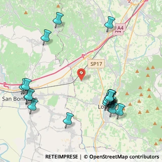Mappa Via Trassegno, 36045 San Bonifacio VR, Italia (5.0315)