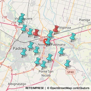 Mappa Undicesima Strada, 35129 Padova PD, Italia (3.84882)