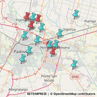 Mappa Undicesima Strada, 35129 Padova PD, Italia (3.96375)