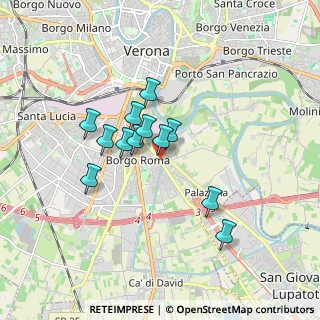 Mappa Via Legnago, 37121 Verona VR, Italia (1.34667)