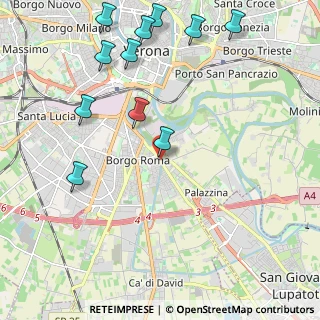 Mappa Via Legnago, 37121 Verona VR, Italia (2.58273)