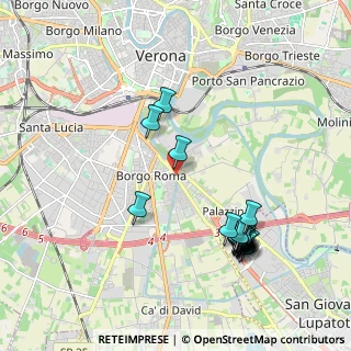 Mappa Via Legnago, 37121 Verona VR, Italia (2.172)