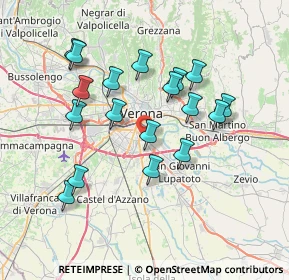 Mappa Via Legnago, 37121 Verona VR, Italia (6.88444)