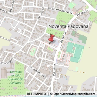 Mappa Piazza Europa, 28, 35027 Noventa Padovana, Padova (Veneto)