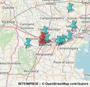 Mappa Via Calfura, 35137 Padova PD, Italia (10.69182)
