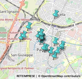 Mappa Via Calfura, 35137 Padova PD, Italia (0.606)