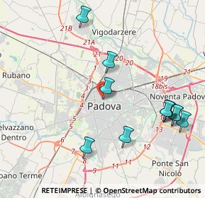 Mappa Via Calfura, 35137 Padova PD, Italia (4.45727)