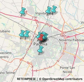 Mappa Piazzetta Conciapelli, 35137 Padova PD, Italia (2.05929)