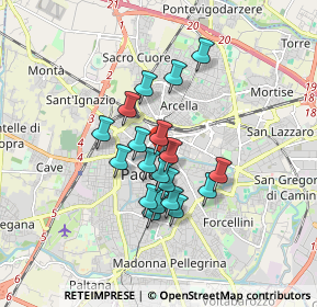 Mappa Piazzetta Conciapelli, 35137 Padova PD, Italia (1.31684)