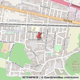 Mappa Via Enrico Fermi, 2, 37042 Caldiero, Verona (Veneto)