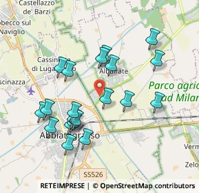 Mappa Via delle Industrie, 20080 Albairate MI, Italia (1.815)