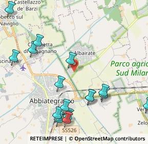 Mappa Via delle Industrie, 20080 Albairate MI, Italia (2.52813)