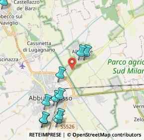 Mappa Via delle Industrie, 20080 Albairate MI, Italia (2.6225)