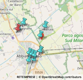 Mappa Via delle Industrie, 20080 Albairate MI, Italia (1.8325)