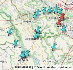 Mappa Via delle Industrie, 20080 Albairate MI, Italia (9.3245)