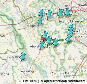 Mappa Via delle Industrie, 20080 Albairate MI, Italia (7.10615)