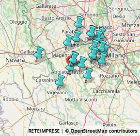 Mappa Via delle Industrie, 20080 Albairate MI, Italia (10.6095)