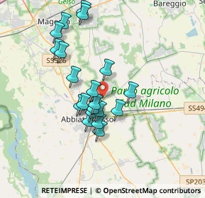 Mappa Via delle Industrie, 20080 Albairate MI, Italia (3.082)