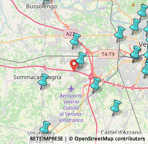 Mappa Via Edison Tommaso, 37066 Verona VR, Italia (6.4915)