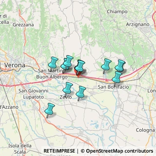 Mappa Via Monsignore D. Comboni, 37042 Caldiero VR, Italia (5.07357)