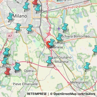 Mappa A1 - Autostrada del Sole, 20097 Milano MI, Italia (6.5895)